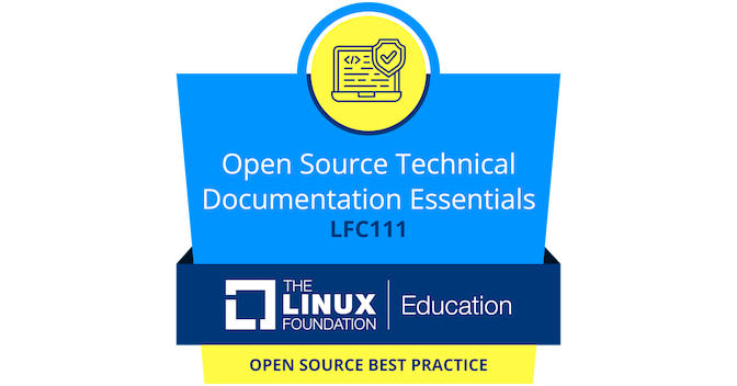 LFC111: Open Source Technical Documentation Essentials
